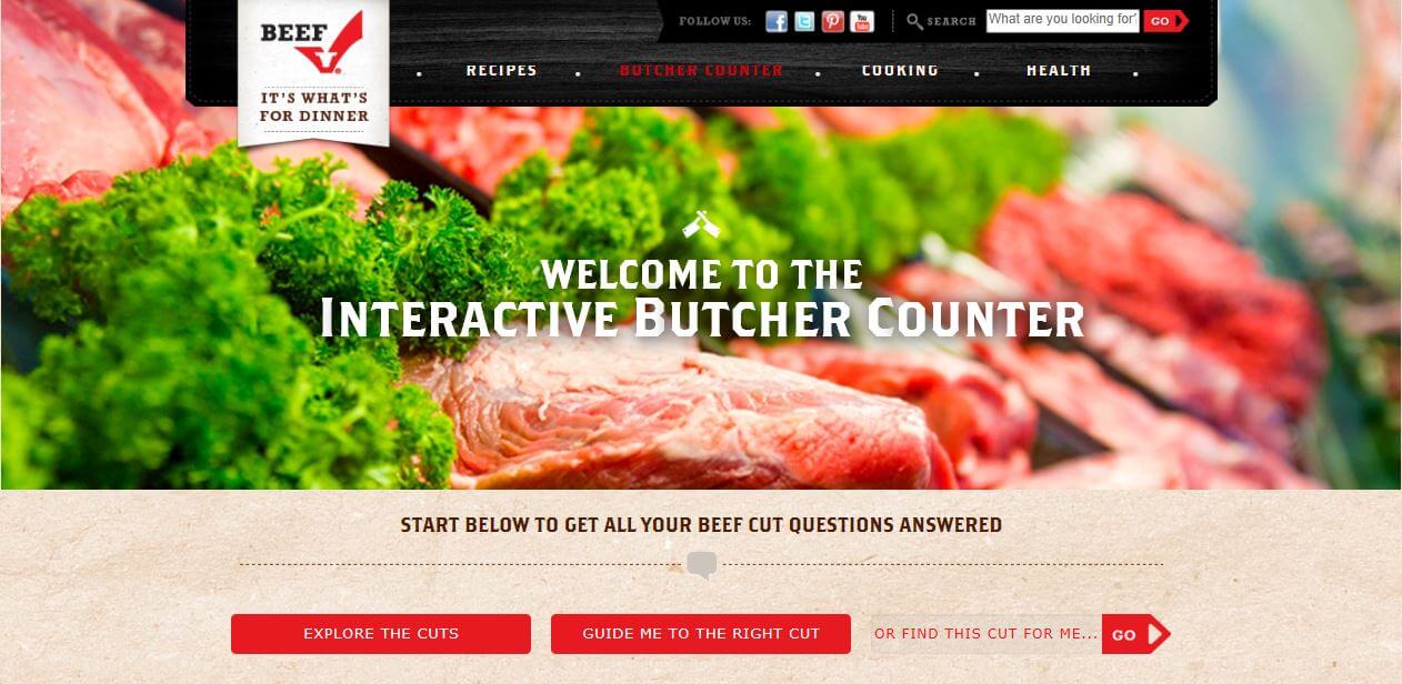 Interactive Butcher Counter