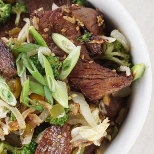 Teriyaki Beef and Vegetable Rice Bowl