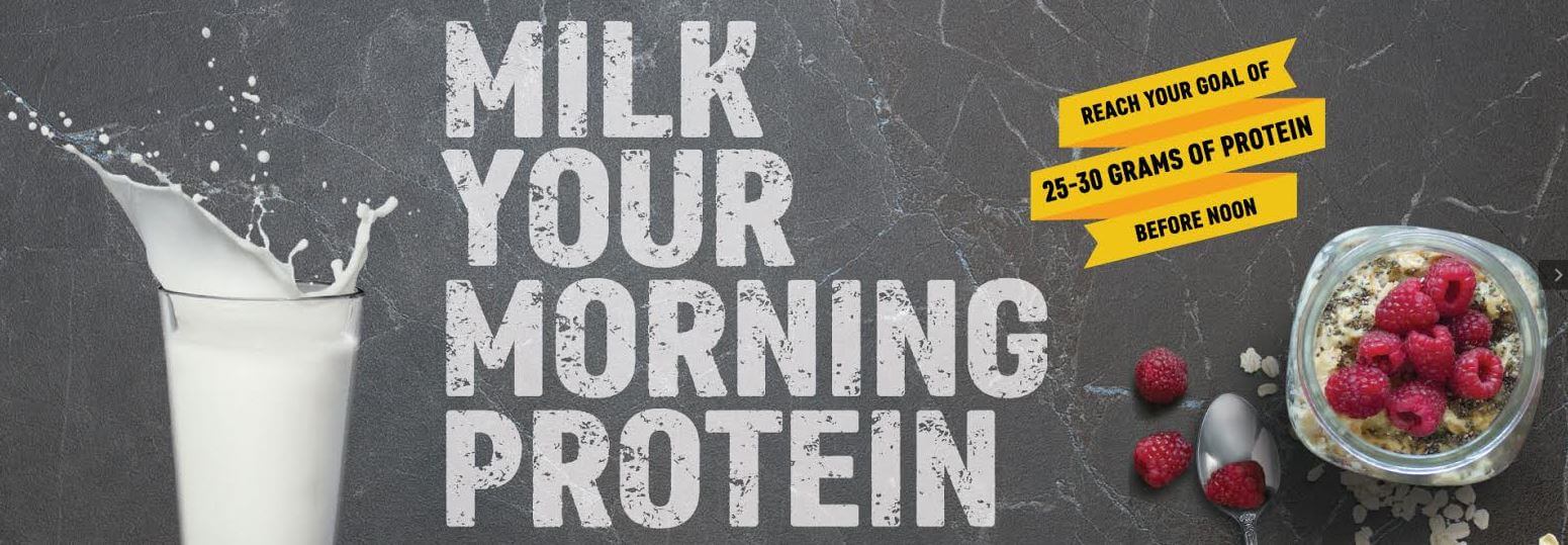 Milk your morning protein