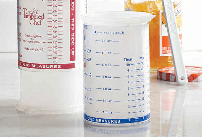 The Pampered Chef Mini Measure All Cup (5 Pack)
