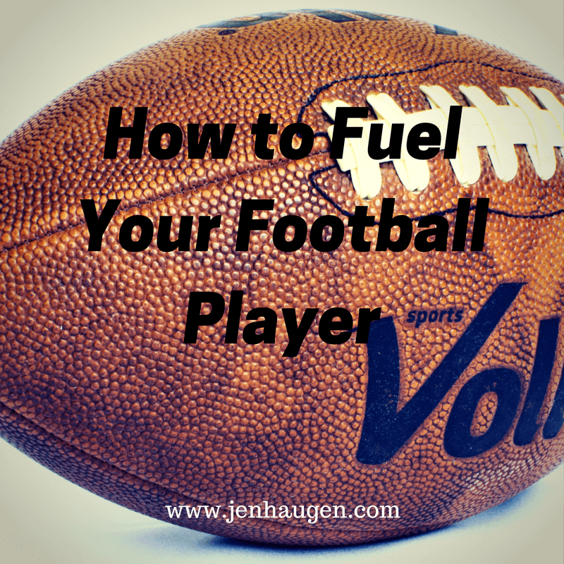 fuel your football player