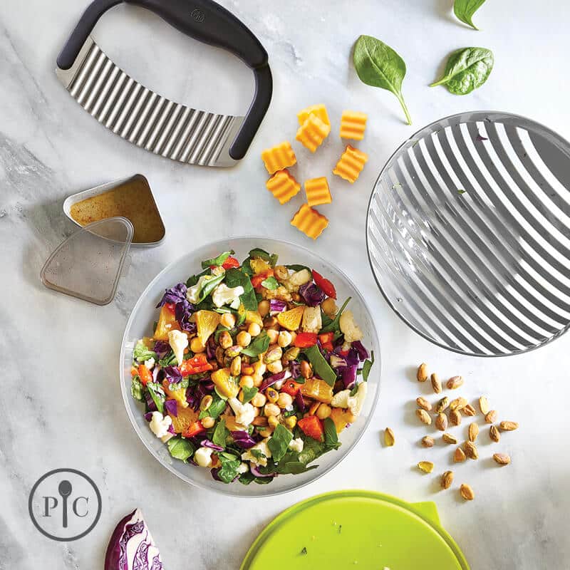 7 Salads with the Salad Cutting Bowl - Midwest Goodness
