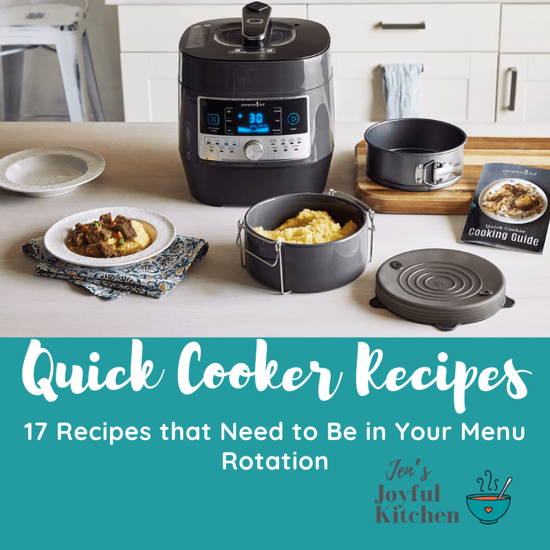 Pampered Chef Quick Cooker Recipes