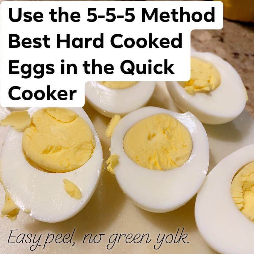 Quick Cooker Recipes Hard Cooked Eggs