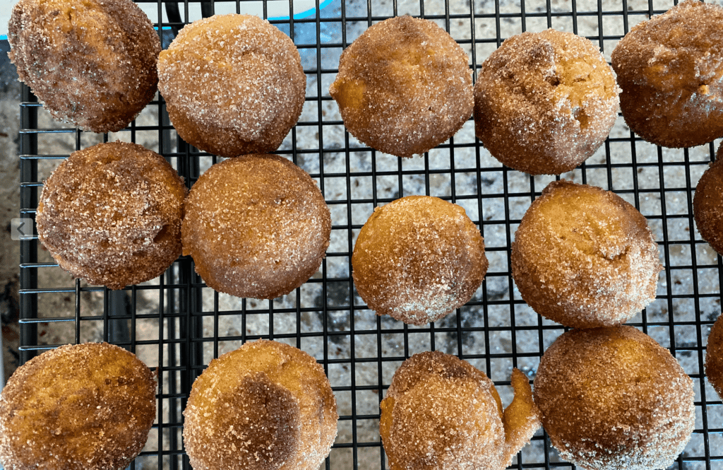 pumpkin donut holes