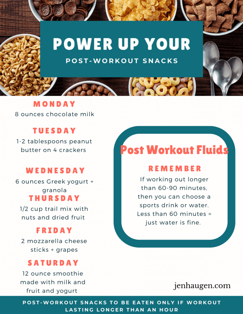 post workout foods for athletes