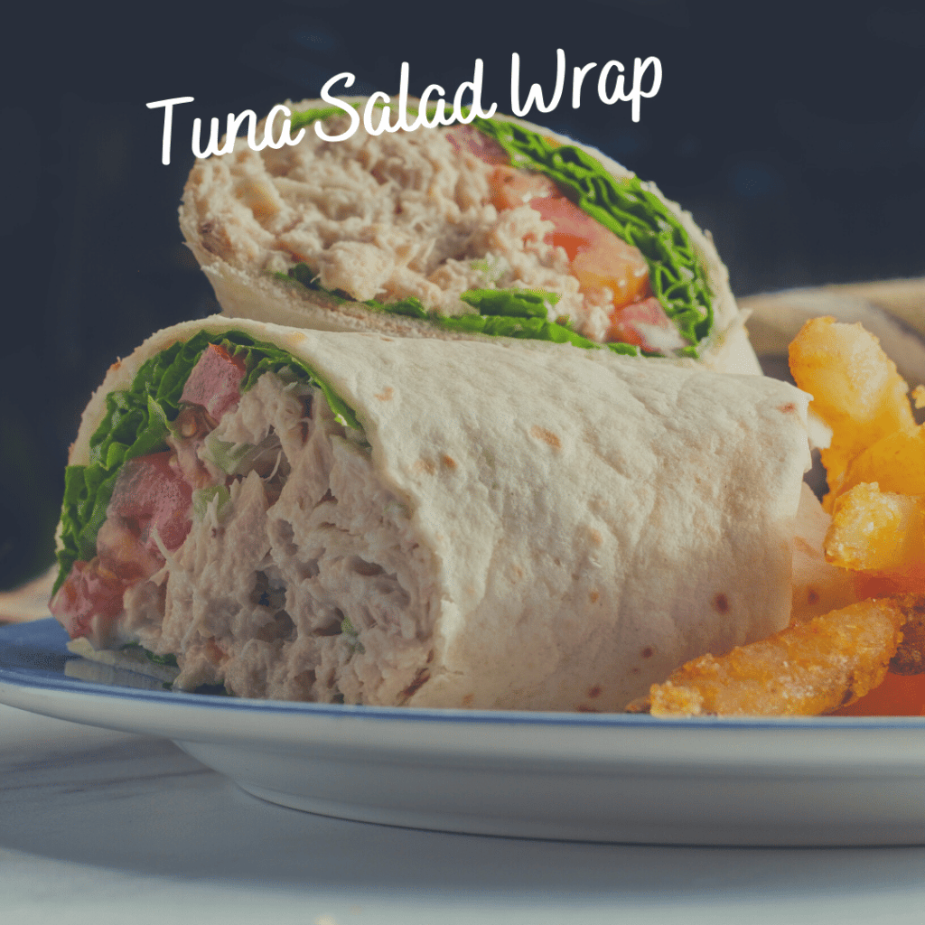 camping lunch idea tuna salad