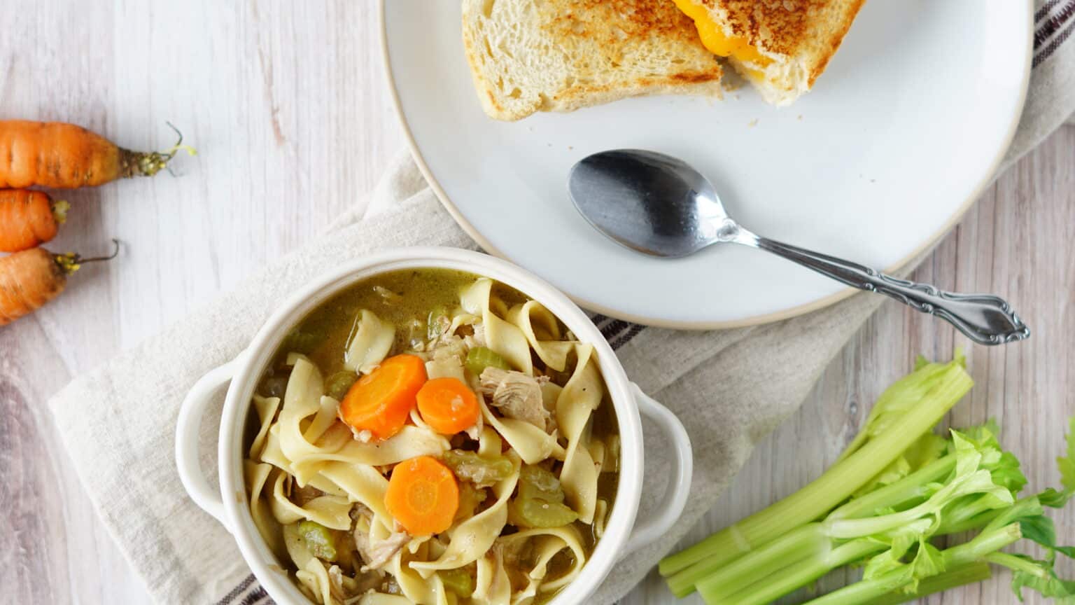 Easy Turkey Noodle Soup - Midwest Goodness