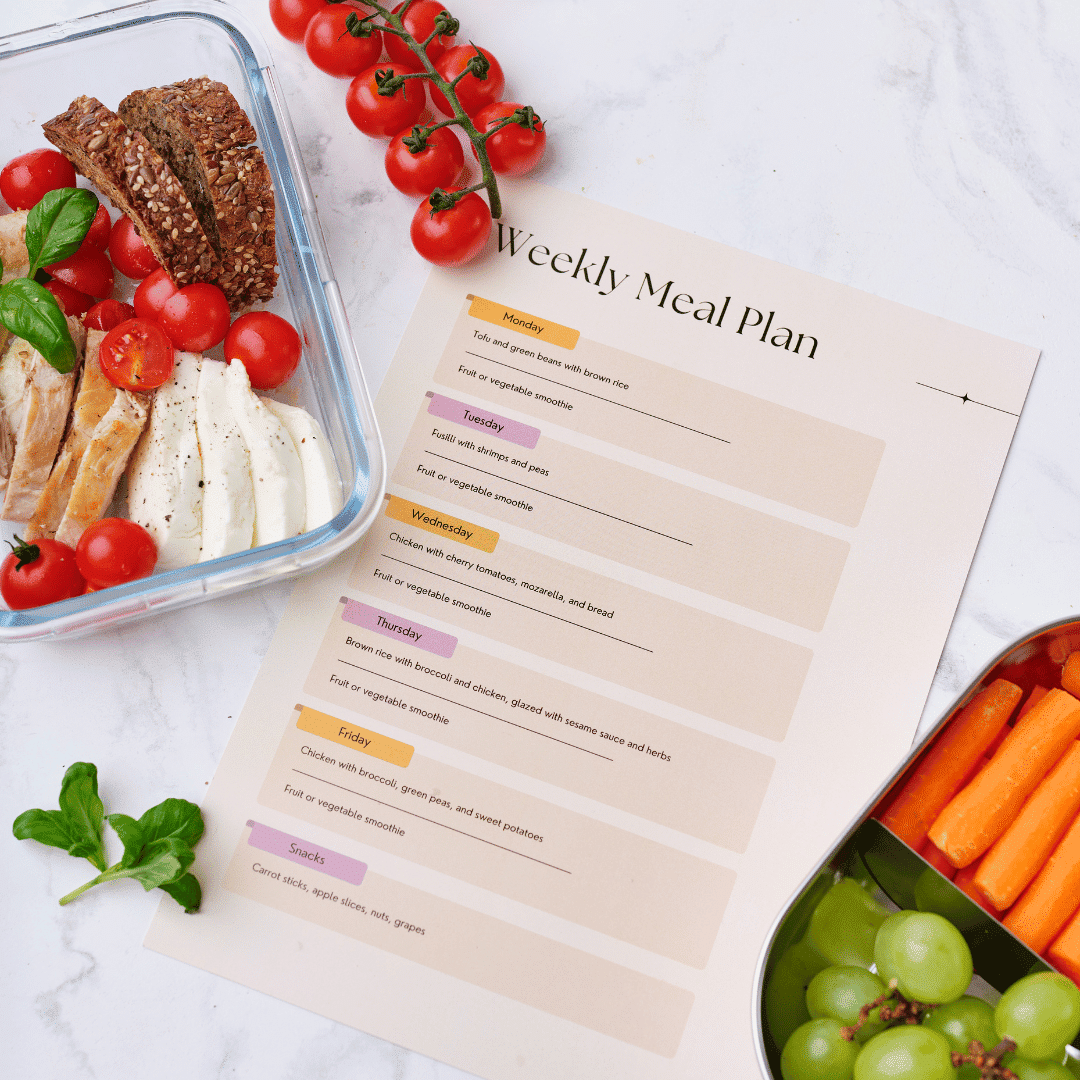 how to plan a week of meals